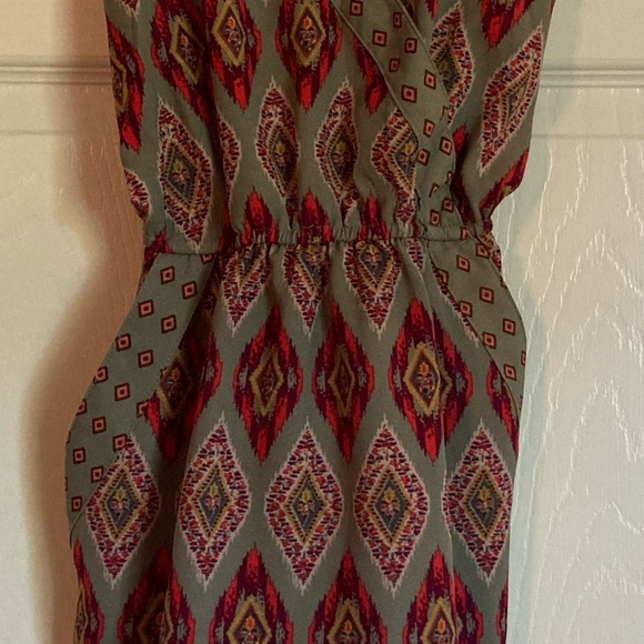 Target Xhilaration A Line Empire Dress Multi-colored S Above The Knee - Picture 3 of 3